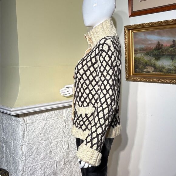 Tory Burch Kendra 100% Wool Cardigan - Picture 7 of 16